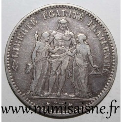 FRANKREICH - KM 820 - 5 FRANCS 1875 K - Bordeaux - TYP HERCULE