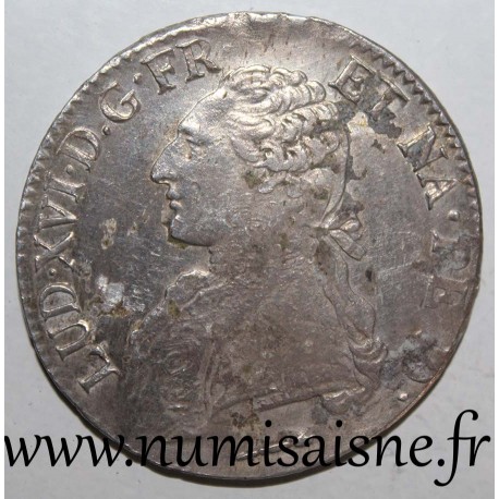 Gad 356 - LOUIS XVI - ÉCU AUX BRANCHES D'OLIVIER - 1785 R - Orléan - KM 564