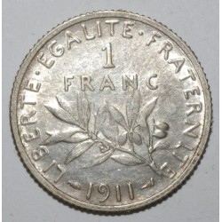 GADOURY 467 - 1 FRANC 1911 - TYPE SEMEUSE - KM 844.1