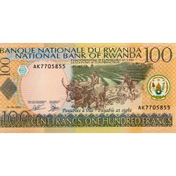 RWANDA - PICK 29 b - 100 FRANCS - 01/09/2003