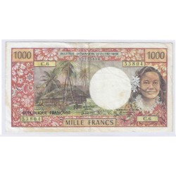 TAHITI - billet de collection 1 000 FRANCS ( 1985 ) - TRES TRES BEAU, pick 270