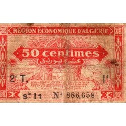 ALGERIE - PICK 100 - 50 CENTIMES - L.1944