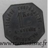 FRANCE - 62 - FREVENT - 1 KILO - SOCIETE COOPERATIVE