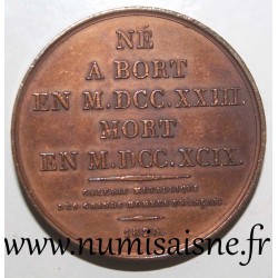 MEDAL - KUNST - JEAN FRANCOIS MARMONTEL - 1820 - HISTORISCHER, GESCHICHTER UND NOVELIST