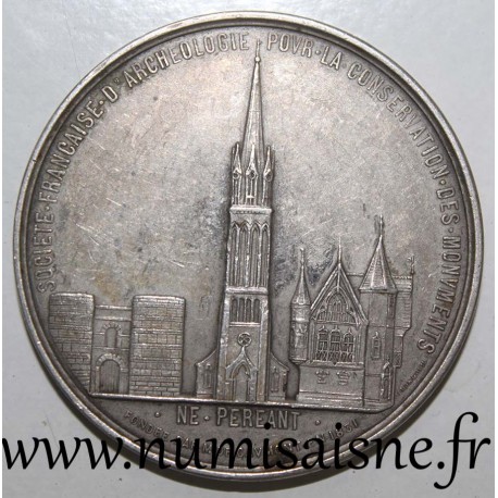 MEDAILLE - FRANZÖSISCHE GESELLSCHAFT FÜR ARCHÄOLOGIE ZUR ERHALTUNG VON DENKMÄLERN - 1908