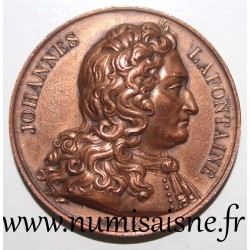 MEDAL - JEAN DE LA FONTAINE - 1621 - 1695 - 200th BIRTHDAY - 1821