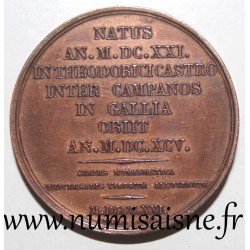 MEDAILLE - JEAN DE LA FONTAINE - 1621 - 1695 - 200. GEBURTSTAG - 1821