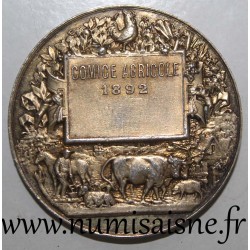 MEDAILLE - LANDWIRTSCHAFT - LA GUERCHE DE BRETAGNE - LANDWIRTSCHAFTLICHER UND GARTENKULTURVERBAND - 1892