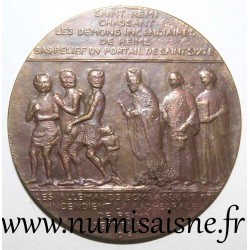 MEDAILLE - MARÉCHAL FOCH - 1918 - LA CHAMPAGNE RECONNAISSANTE