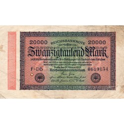 DEUTSCHLAND - PICK 85 a - 20 000 MARK 1923 - 20.02