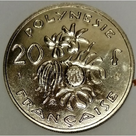 POLYNESIE FRANCAISE - KM 9 - 20 FRANCS 1996