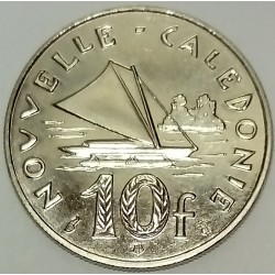 NOUVELLE CALEDONIE - KM 11 - 10 FRANCS 1996 - BATEAU