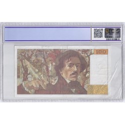 FAY 69/8b - 100 FRANCS DELACROIX 1984 - FAUTE - ERROR NOTE - TB - VF30 - P.154b