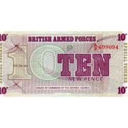 GROSSBRITANNIEN - PICK M45 a - 10 NEW PENCE - BRITISH ARMED FORCES - ND (1972)