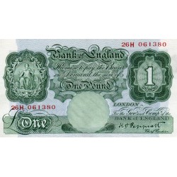 GREAT BRITAIN - PICK 367 a - 1 POUND - NON DATE (1940-48)