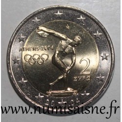 GREECE - KM 209 - 2 EURO 2004 - ATHENS OLYMPIC GAMES