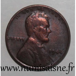 ETATS UNIS - KM 132 - 1 CENT 1944 - Lincoln - Wheat Penny