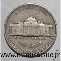 ETATS UNIS - KM 192 - 5 CENTS 1946 - THOMAS JEFFERSON