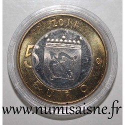 FINLANDE - KM 162 - 5 EURO 2011 - PROVINCE DE LA SAVONIE - ARC - LE SEIGLE