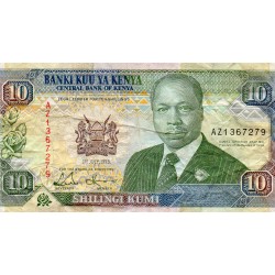 KENIA - PICK 24 e - 10 SHILLINGS - 01/07/1993