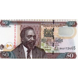 KENYA - PICK 41 - 50 SHILLINGS - 02/02/2004