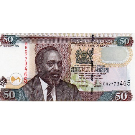 KENYA - PICK 41 - 50 SHILLINGS - 02/02/2004