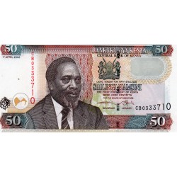 KENIA - PICK 47 b - 50 SHILLINGS - 01/04/2006