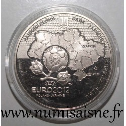 UKRAINE - KM 650 - 5 HRYVEN 2011 - CITY OF KHARKIV - EURO 2012