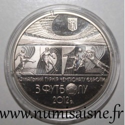 UKRAINE - KM 647 - 5 HRYVEN 2011 - STADT VON KYIV - EURO 2012