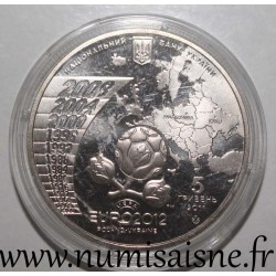 UKRAINE - KM 647 - 5 HRYVEN 2011 - VILLE DE KIEV - EURO 2012