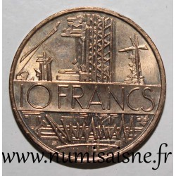 FRANCE - KM 940 - 10 FRANCS 1987 - TYPE MATHIEU - EDGE B