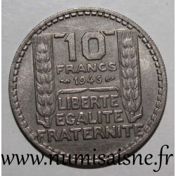 FRANCE - KM 908 - 10 FRANCS 1946 - TYPE TURIN - SHORT LEAVES