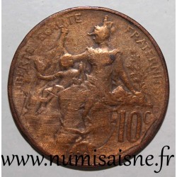 FRANCE - KM 843 - 10 CENTIMES 1898 - TYPE DUPUIS