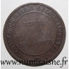 FRANKREICH - KM M24 - 10 CENTIMES 1853 - TYP NAPOLEON III - BESUCH VON LILLE