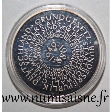 MÉDAILLE - ALLEMAGNE - 40 ANS DU BUNDESTAG - 1949 - 1989