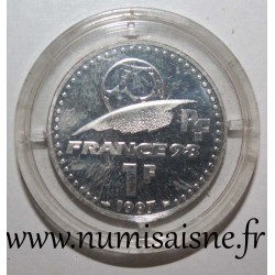 FRANKREICH - KM 1211- 1 FRANC 1997 - FUßBALLWELTMEISTERSCHAFT 1998