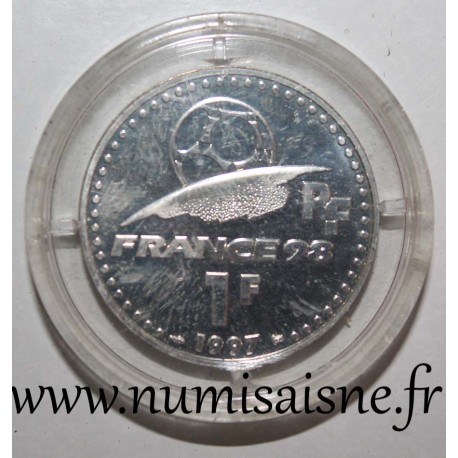 FRANKREICH - KM 1211- 1 FRANC 1997 - FUßBALLWELTMEISTERSCHAFT 1998