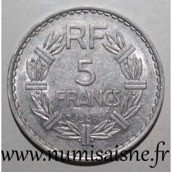 FRANKREICH - KM 888 - 5 FRANCS 1948 - TYP LAVRILLIER - 9 OFFEN