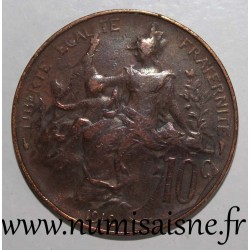 FRANKREICH - KM 843 - 10 CENTIMES 1912 - TYP DUPUIS