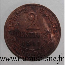 FRANCE - KM 841 - 2 CENTIMES 1911 - TYPE DUPUIS