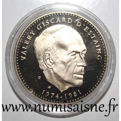 FRANKREICH - MEDAILLE - PRÄSIDENT VALERY GISCARD D'ESTAING - 1974 - 1981