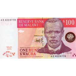 MALAWI - PICK 46 a - 100 KWACHA - 01/10/2001