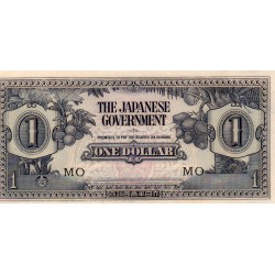 MALAYSIA - MALAYA - PICK M5 c - 1 DOLLAR - UNDATIERT 1942 - MO