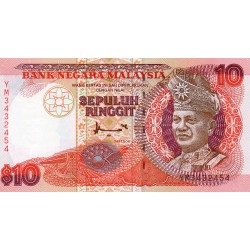 MALAYSIA - PICK 36 - 10 RINGGIT- (1995)