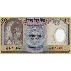 NEPAL - PICK 45 - 10 RUPEES - NICHT DATIERT (2002)