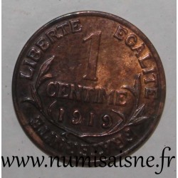 GADOURY 90 - 1 CENTIME 1919 - TYPE DUPUIS - KM 840