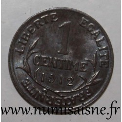 GADOURY 90 - 1 CENTIME 1912 - TYPE DUPUIS - KM 840