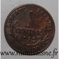 FRANKREICH - KM 840 - 1 CENTIME 1912 - TYP DUPUIS