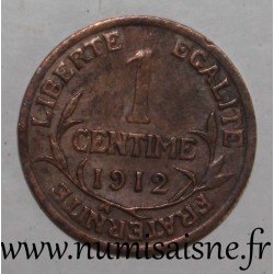 FRANKREICH - KM 840 - 1 CENTIME 1912 - TYP DUPUIS