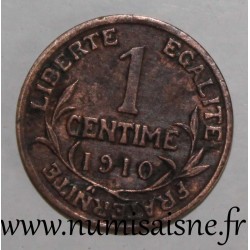 FRANKREICH - KM 840 - 1 CENTIME 1910 - TYP DUPUIS